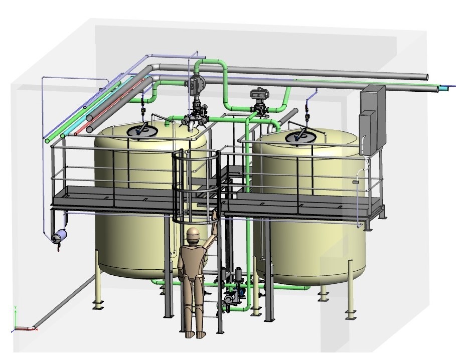 montage de cuves inox pour l’industrie pharmaceutique